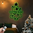 thumbnail image 3 of C-CRAFT Custom Christmas Tree Unique Metal Sign Led Light Wall Art for Home Decor and Gift, 3 of 5