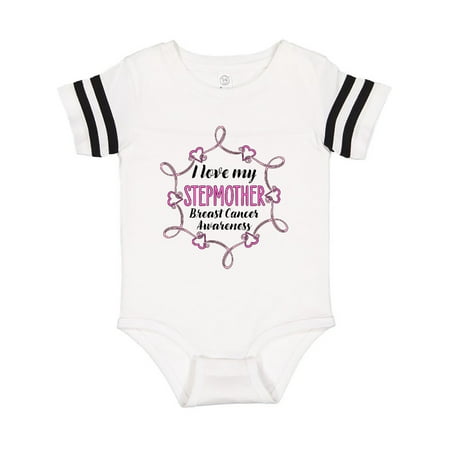 

Inktastic I Love My Stepmother- Breast Cancer Awareness Gift Baby Boy or Baby Girl Bodysuit