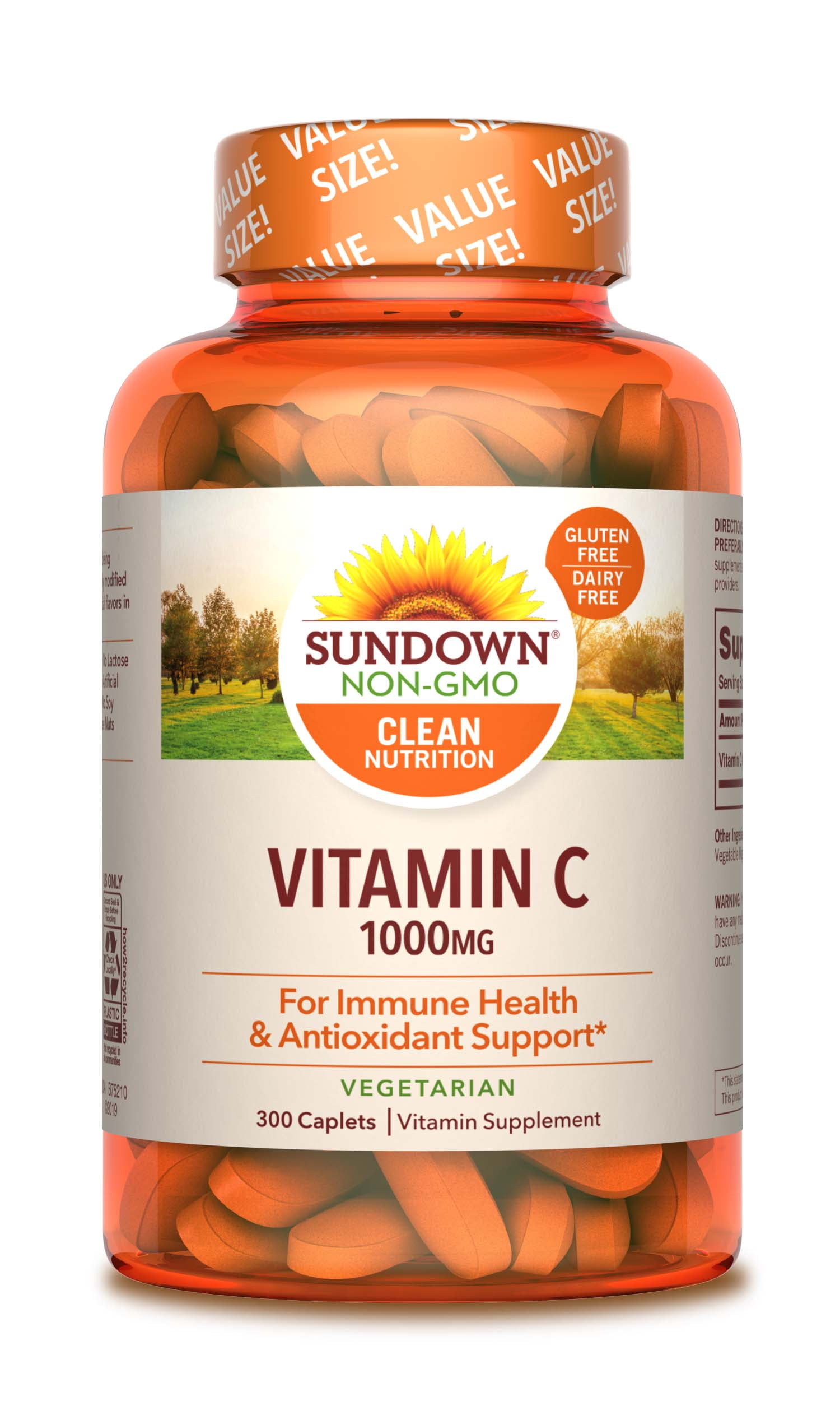 Sundown Naturals® Vitamin C 1000 mg Ascorbic Acid, 300 Caplets