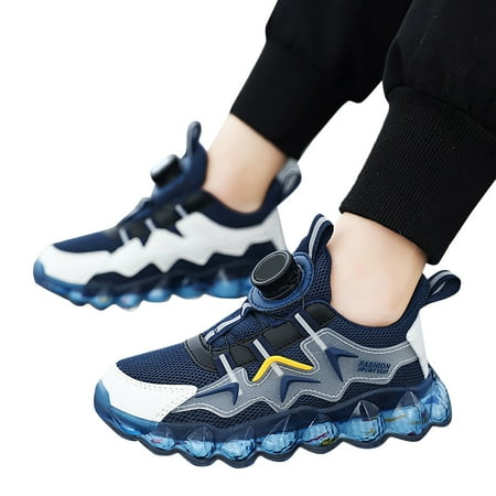 

RUICUW Toddler Boys Trendy Breathable Mesh Light Up Running Shoes With Assorted Colors 8-9 Years