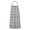 Gray White Plaid, variant on Black and White Checkered Pattern Apron-Garden Aprons for Women with Pockets-Cotton Linen Waterproof Kitchen Cooking Gardening Aprons Adjustable for Kitchen,Cooking,BBQ and Salon 33x27 Inch