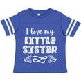 thumbnail image 3 of Inktastic I Love My Little Sister with Hearts Boys or Girls Toddler T-Shirt, 3 of 5