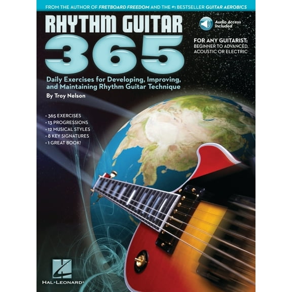 Rhythm Guitar 365 Daily Exercises for Rhythm Guitar Technique Chord Theory Strumming Fingerpicking and Progressions with, (Paperback)