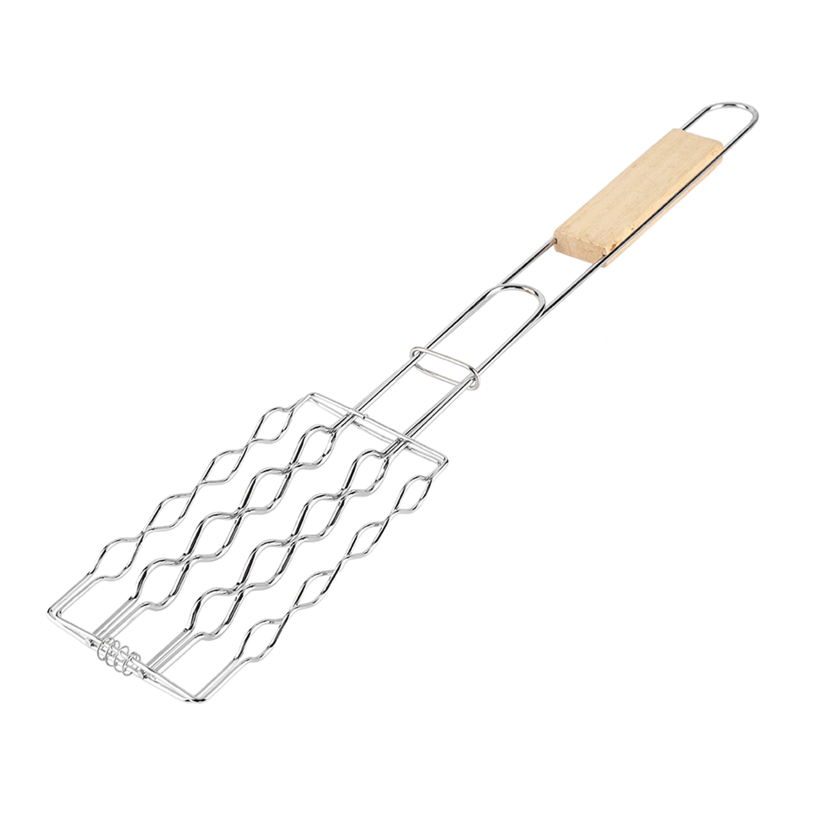 Agatige BBQ Sausage Clip,1Pc Barbecue Sausage Grilling Basket Hot Dog