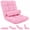 Pink, variant on DKMOCO 6-Poistion Adjustable Floor Chair with Back Support, Folding Padded Floor Gaming Chair, for Meditation, Sleeping, Reading, Gaming, Grey