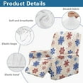 thumbnail image 5 of FOR U DESIGNS Snowflake Pattern Recliner Chair Covers 4-Pieces Washable Lazy Boy Recliner Protector Wear-Resistan Recliner Sofa Slipcovers Christmas Decor for Pet, Kids, 5 of 8