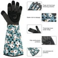 thumbnail image 3 of Qweryboo Gardening Gloves for Women Rose Pruning Thorn Proof Breathable Touchscreen Long Forearm Protection Garden Gloves(Blue), 3 of 7