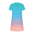 thumbnail image 4 of GaThRRgYP Summer Dresses for Girls,Women Summer Casual Leaf Sleeves Hollow Neckline Design Dress Long Skirt Pink M, 4 of 5