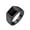 1-Black- 8mm Black Topaz, variant on Rings for Men Vintage Stainless Steel Signet Ring with Black Topaz Gemstone Birthstone Statement Ring Birthday Jewelry Father Day Valentine Gift for Men, 15mm Black Topaz