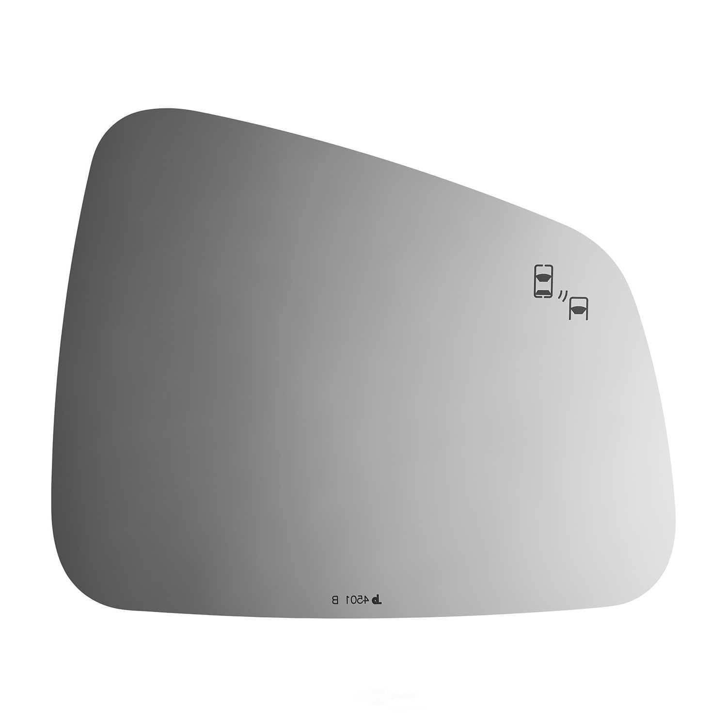 Burco Side View Mirror Replacement Glass - Clear Glass - 4501B