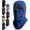 Blue, variant on Unisex Windproof Fleece Balaclava Ski Mask - Warm Face Cover Neck Warmer with Ear Protection for Men Women, Cold Weather Gear for Skiing Hiking Cycling & Winter Outdoor Activities