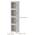 thumbnail image 4 of pitrice Transparent Color Display Cabinet With Gap Interval Adaptable Functionality For Storage Solution 5, 4 of 6