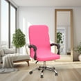 thumbnail image 6 of PEIBang Computer Office Chair Cover,Washable Removable Stretch Rotating Office Seat Slipcover,High Back Desk Seat Protector for Pets, 6 of 9