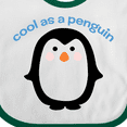 thumbnail image 4 of Inktastic Cool As a Penguin Boys or Girls Baby Bib, 4 of 4