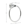 thumbnail image 2 of Franklin Brass Kinla Towel Ring, 1 per pkg in Polished Chrome, 2 of 3