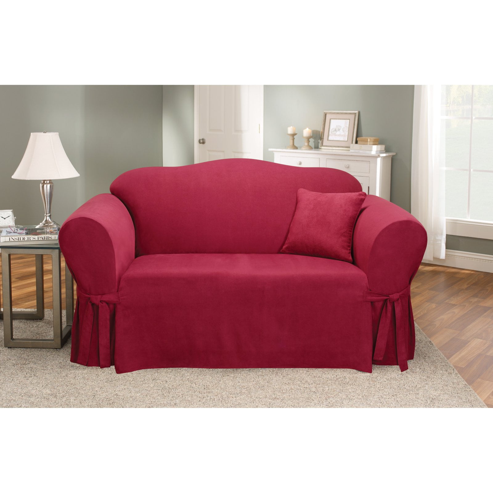 Sure Fit Soft Suede Loveseat Slipcover