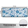 thumbnail image 5 of Kitchen Rugs Sets Of 2,Pioneer Flower Floral Print Pattern Anti Fatigue Kitchen Mat Rugs Non Slip Washable,Decorative Kitchen Floor Mats for Kitchen,Sink,Laundry,17"x47"+17"x47", 5 of 5