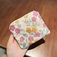 thumbnail image 2 of Women Mini Small Cosmetic Bag Cute Girls Flower Print Lipstick Makeup Bag Travel Organizer Sanitary Napkin Pad Storage Bag Pouch (3), 2 of 7