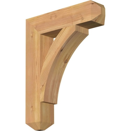 

Ekena Millwork 3 1/2 W x 16 D x 20 H Thorton Craftsman Smooth Bracket Western Red Cedar