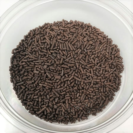 - Sprinkles Chocolate Dark Brown Jimmies Bakery Topping 8 ounces