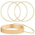 thumbnail image 4 of SHISUYAN 10pcs Craft Metal Hoops Dreamcatcher Rings DIY Metal Rings Wall Hanging Craft Hoops DIY Wreath Metal Rings, 4 of 7