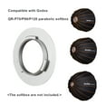 thumbnail image 4 of Anillo de velocidad Godox SA-GD Anillo de velocidad de montaje Godox para Godox QR-P70 / P90 / P120 Softbox parabólico para Godox ML60Bi / ML60 Studio Video Light Godox Anillo de velocidad, 4 of 4