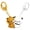Brown, variant on 2PCS Cute Keychains BuBu Dudu, Mini Kawaii Cartoon Statue Bears Panda Figurine Key Chains for Women Girl Car Purse Backpack Keys Gifts
