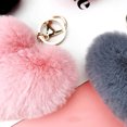thumbnail image 2 of Coofit Key Chain Fashion Heart Shape Pom Pom Handbag Pendant Purse Charm Phone Charm, 2 of 6