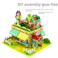 thumbnail image 1 of Rompecabezas estéreo 3D para niños, modelo de casa y coche hecho a mano, juguetes ensamblados, bloques de construcción para educación temprana, 1 of 3