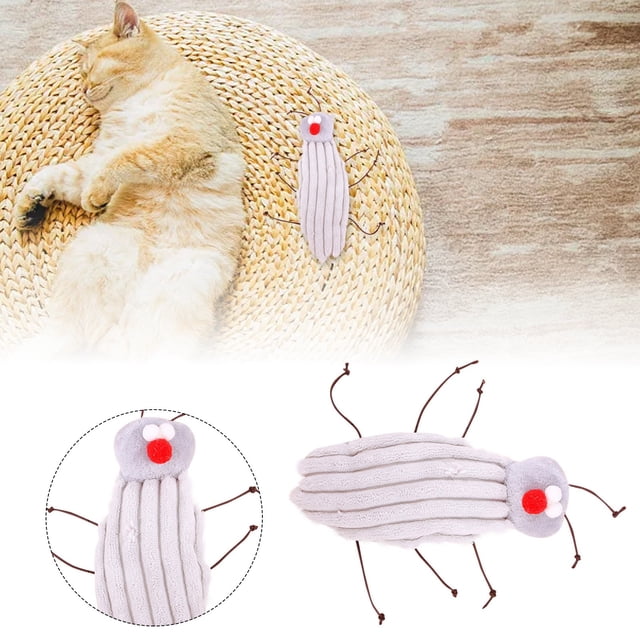 Juguetes interactivos para gatos Juguete interactivo chirriante para gatos Juguete masticable para mascotas (B)