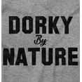 thumbnail image 2 of Dorky by Nature Funny Geek Nerd Gym Plus Size Crewneck Graphic Tee Shirt Brisco Brands 2X, 2 of 5
