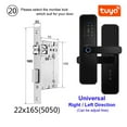 thumbnail image 2 of Biometric Fingerprint Security Intelligent Tuya Smart Password Electronic Door Lock To Open The Door Remotely ,Smart and Convenient, 2 of 7