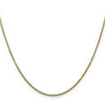 thumbnail image 4 of Auriga Fine Jewelry 14K Yellow Gold 1.45mm Cable Chain Necklace 14inch for Women, 4 of 6