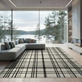 thumbnail image 2 of ODIKA Plaid Striped Farmhouse Grid Ticking Bands Checkered Fireplace Non-Slip Chair-Friendly Floor for Dining Room, Under Table, Office, 2 of 7