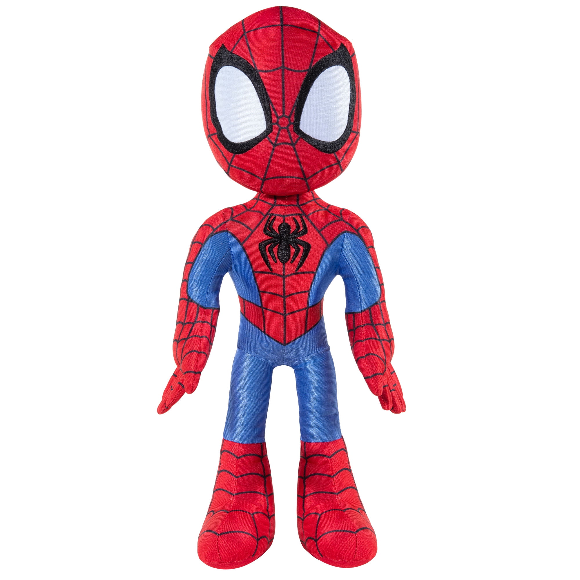 Spidey and his Amazing Friends Web Clinger Ghost-Spider Plush Windows & More Sticks to Walls 9” Poseable Plush with Suction Cups 