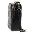 thumbnail image 2 of Pre-Owned Chanel Double Zip Wallet on Chain in Black Quilted Leather, 2 of 2