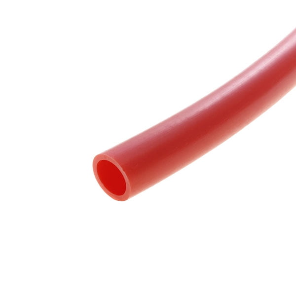 Hard Durable Vacuum-Rated Polyethylene Plastic Opaque Red Tubing for
