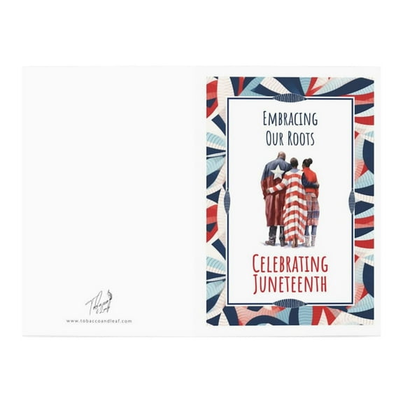 Juneteenth Greeting Card - Celebrating Freedom and Unity (1, 10, 30, and 50pcs)