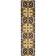 thumbnail image 4 of SAFAVIEH Wyndham Carrissa Floral Wool Area Rug, Blue/Gold, 6' x 9', 4 of 8