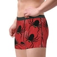 thumbnail image 2 of Yiaed Spider Print Men's Soft Cotton Boxer Shorts Breathable Boxers Underwear Moisture-Wicking Underwear Stretch Boxer Briefs for Man-XX-Large, 2 of 5