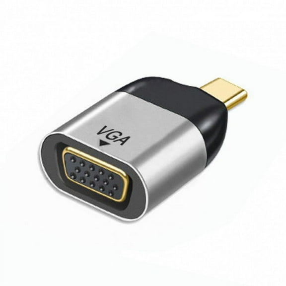CY USB-C Type C to VGA Converter Monitor Adapter 1080p 60hz for Tablet Phone Laptop