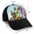 thumbnail image 2 of Plants Vs Zombies Baseball Cap Golf Dad Hat Adjustable Low Profile Cotton Hat Trucker Hats for Men Women, 2 of 5