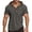 Dark Gray, variant on Casual Hooded Short Sleeve T Shirt with Front Pocket for Everyday Wear - Lightweight Pullover Top for Men Streetwear