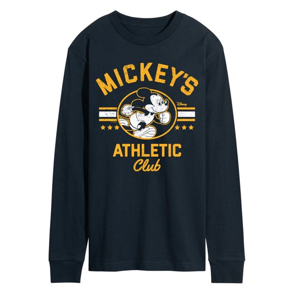 Disney - Mickeys Athletic Club - Men's Long Sleeve Graphic T-Shirt