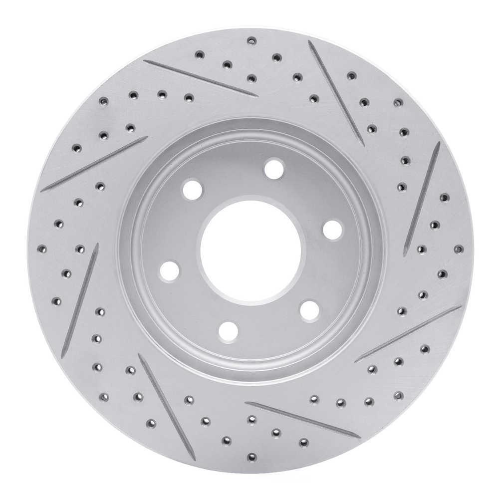 Dynamic Friction Company 830-67092L DFC Geoperformance Rotor - Drilled and Slotted