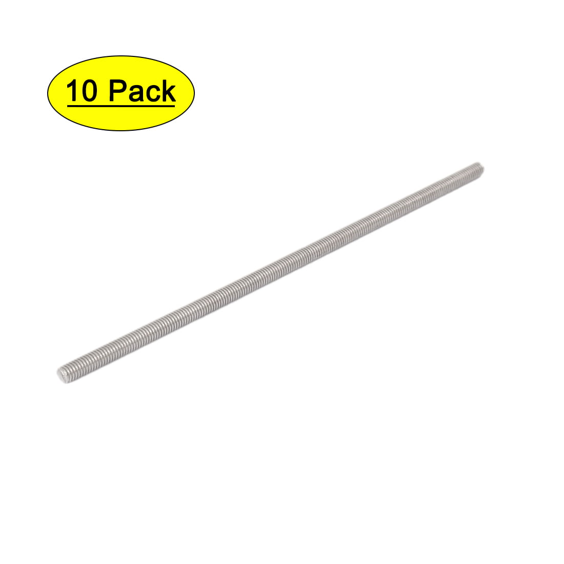 M5 x 150 mm 304 Stainless Steel Fully Threaded Rods Hardware Hardware 10 Pieces