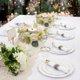 thumbnail image 1 of Artificial Hydrangea Rose Candle Holders Wreath Christmas Table Decor Wreath, 1 of 6