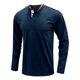 thumbnail image 2 of Camiseta informal con costuras y cuello alto para hombre, jersey de manga larga, blusa con cuello alto y cuello alto Pompotops  oipoqjl53462, 2 of 5