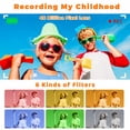 thumbnail image 5 of Bravokids Kids Camera, Dinosaur Toddler 1080P Digital Camera with 32GB SD Card, Birthday Gift for Girls Age 3-9, 5 of 9