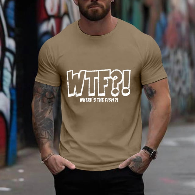 Fiudx Camiseta de Verano para Hombre, Elegante Camisa de Cuello Redondo, Blusa Informal de Poliéster, Ideal para Fiestas y Bodas, Corte Comodo y Ligero, Diseño de Corte Asiático.